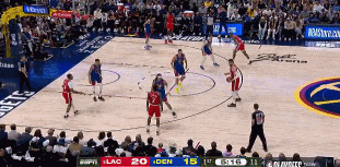 jinnianhui金年会有谱！邓恩内外开花连得7分 帮助快船占据主动